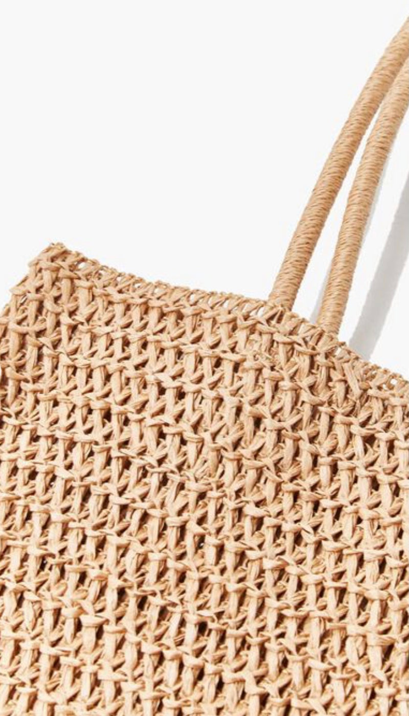 Palm Springs Rattan Tote