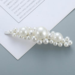 Silver Pearl Bobby Pin