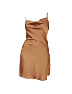 Caramel Slip Dress